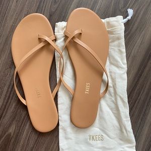 COPY - TKEES Nude Sandals
